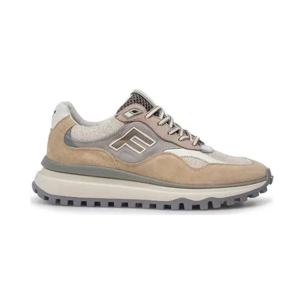 Floris Van Bommel Sneakers Laag 'De Gripper 01' Camel / Taupe / Grijs / Wit thumbnail