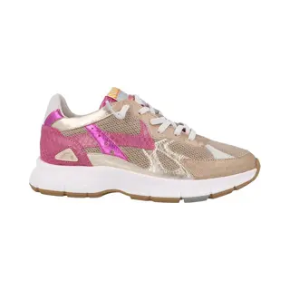 Floris Van Bommel Sfw-10152 Daysi Sneakers - Leer - Dames - Goudkleurig - Maat 39