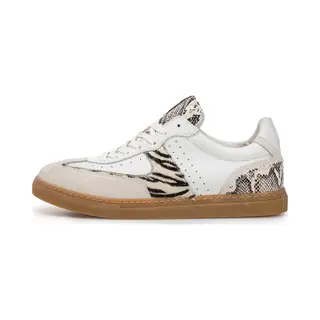 Floris Van Bommel Sneakers Laag 'Minni 06' Beige / Zwart / Wit