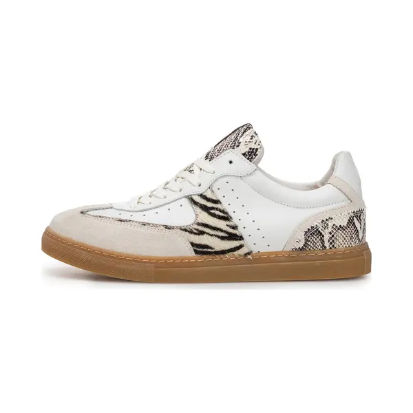 Floris Van Bommel Sneakers Laag 'Minni 06' Beige / Zwart / Wit thumbnail