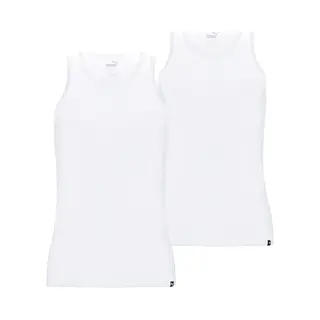 Puma Puma Basic Tanktop Voor Heren (2 Stuks) Heren Ondergoed, Wit, Xl