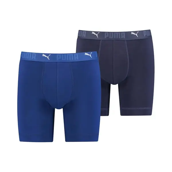 Puma Boxershorts Voor Heren, 2 Stuks, Combo Blauw thumbnail