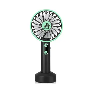 Axties 2-in-1 Draagbare Mini Ventilator Met Led Lamp - Usb Oplaadbaar 2000 MAh Batterij - 3 Snelheden & Lichtstanden - Draagbaar Kleine