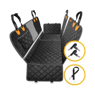 Jake And Jacky Hondendeken Auto Achterbank En Kofferbak Luxe - Autodeken Hond - Beschermhoes - Hondenkleed - Inclusief Opbergtas & Autoriem - 137x148