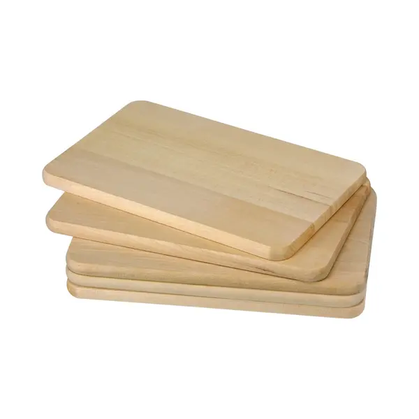5x Houten Ontbijtplankjes/snijplankjes - Set - 21, 5 X 13, 5 Cm - Serveerplankje - Hout thumbnail