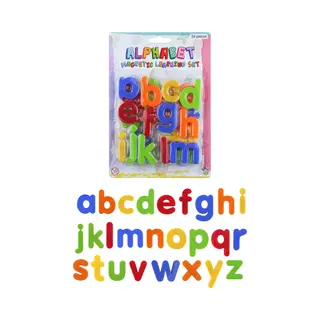 Henbrandt Alfabet Letters - 26x Stuks - Magnetisch - Gekleurd - 4 Cm - Namen Maken