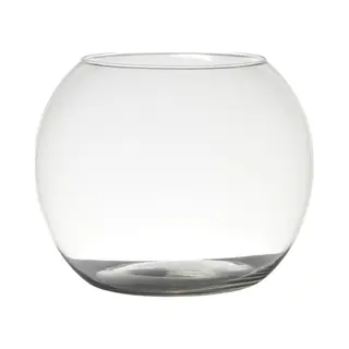 Hakbijl Glass Bloemenvaas - Glas - D25 X H20 Cm - Bolvormige - Vaas
