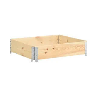 VidaXL - Plantenbak - Verhoogd - 100x100 - Cm - Massief - Grenenhout