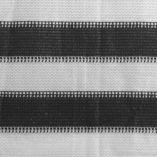 VidaXL - Balkonscherm - 120x600 - Cm - Hdpe - Antracietkleurig - En - Wit thumbnail