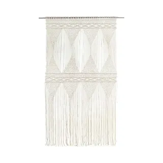 VidaXL Gordijn Macramé 140x240 Cm Katoen