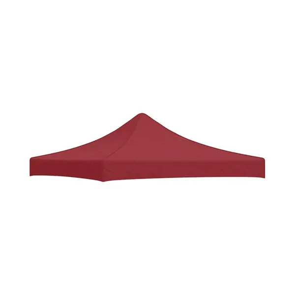 Party Tent Roof 3x3 M Burgundy 270 G/m² Vidaxl thumbnail