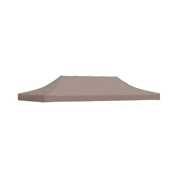 Party Tent Roof 6x3 M Taupe 270 G/m² Vidaxl thumbnail