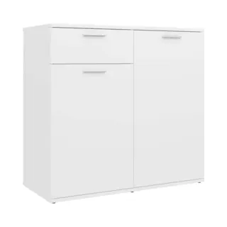 VidaXL Dressoir 80x36x75 Cm Bewerkt Hout Wit