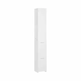 Bathroom Cabinet White 25x26.5x170 Cm Engineered Wood Vidaxl