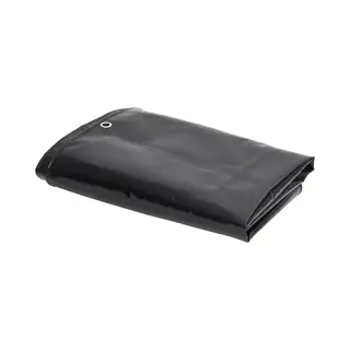 VidaXL Dekzeil 650 G/m² 4x4 M Zwart