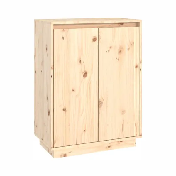 VidaXL Schoenenkast 60x35x80 Cm Massief Grenenhout thumbnail