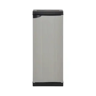 Garden Storage Cabinet With 1 Shelf Grey And Black 35x40x85 Cm Vidaxl