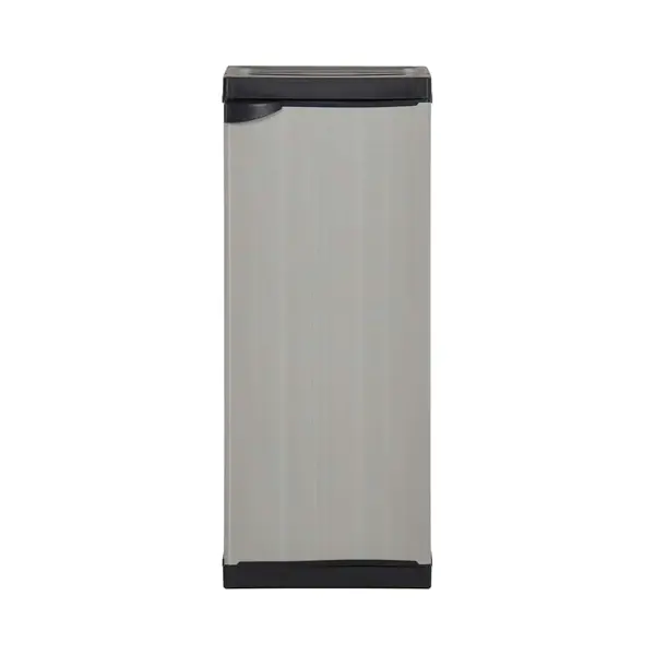 Garden Storage Cabinet With 1 Shelf Grey And Black 35x40x85 Cm Vidaxl thumbnail