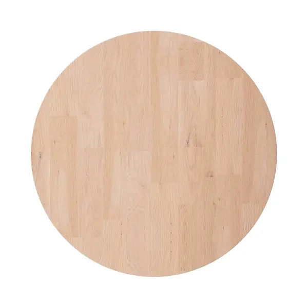 VidaXL Tafelblad Rond Ø30x2, 5 Cm Onbehandeld Massief Eikenhout thumbnail