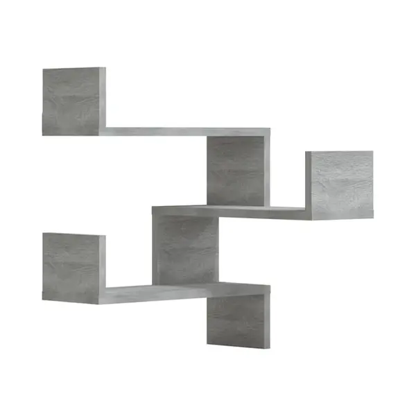 VidaXL 815207 stelling Hout Grijs thumbnail