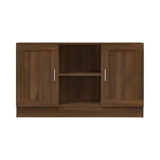 VidaXL Dressoir 120x30, 5x70 Cm Bewerkt Hout Bruin Eikenkleur