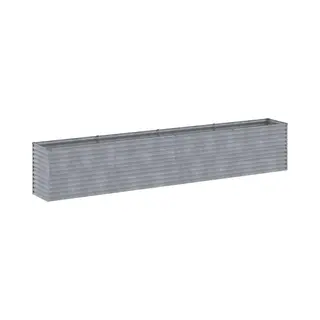 VidaXL Brown Corten Steel Raised Garden Bed 385 X 50 X 69cm - Size, 69 X 385 X 50cm - Wilko