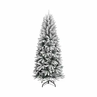 VidaXL Kunstkerstboom Met Sneeuwvlokken, 210 Cm, Pvc En Pe