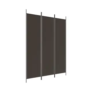 VidaXL 3-tlg. Paravent Braun 150x200 Cm Stoff