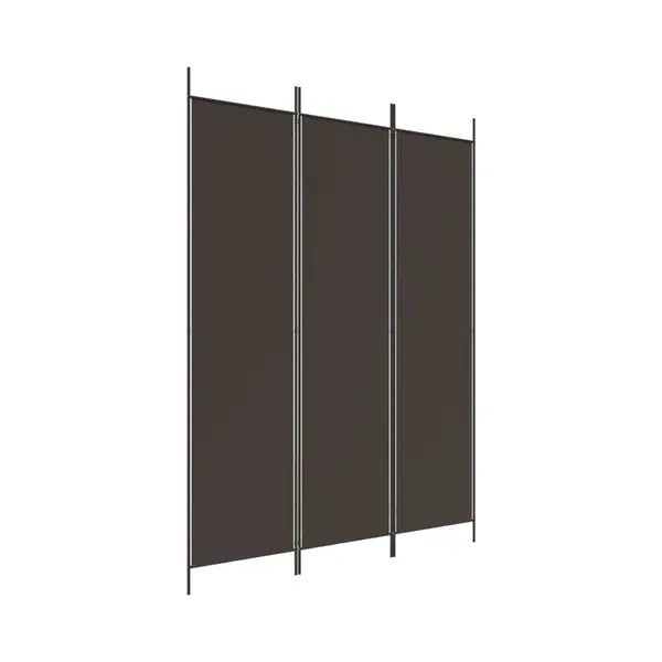 VidaXL 3-tlg. Paravent Braun 150x200 Cm Stoff thumbnail