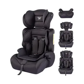 Bebies First Autostoel Grandtour I-Size - Groep 1/2/3 (76 - 150 Cm) - Gordel - Zwart