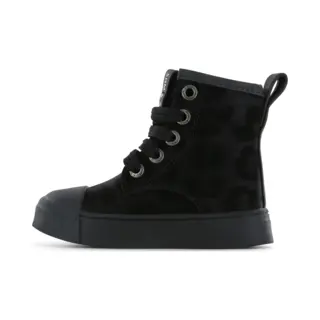 Shoesme Schwarzer Schnürschuhe Mit Leopard