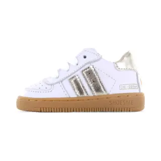 Shoesme Weiß-goldener Sneaker