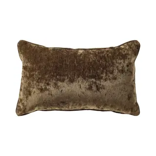 Dutch Decor Lewy - Sierkussen 30x50 Cm - Glansvelours - Military Olive - Groen - Inclusief Binnenkussen - Luxe Kussens Voor Woonkamer & Bank