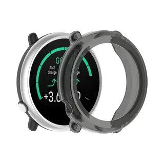 Strap-it Tpu Case - Zwart Bescherm Hoesje Geschikt Voor Polar Ignite - Zwarte Beschermhoes Voor Polar Ignite Smartwatch