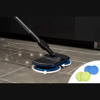 Hyundai Electronics - Electric Feather Light Spinning Mop - Mop Set Van 4 Stuks