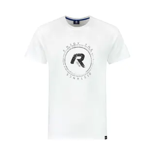 Rogelli Graphic T-Shirt Sportshirt - Korte Mouwen - Heren - Wit - Maat L