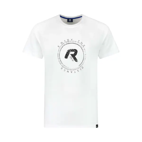 Rogelli Graphic T-Shirt Sportshirt - Korte Mouwen - Heren - Wit - Maat L thumbnail