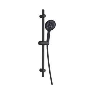 Luzzo® Flat Design Douche Glijstangset - 3 Standen Douche -Zwart