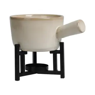 Home&Styling Kaasfondue, Fondue Set, Beige