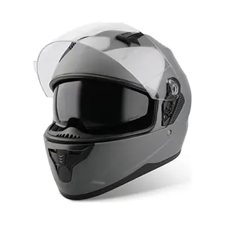 Vinz Helmets Vinz Kennet Integraalhelm Met Zonnevizier - Helm Vr Scooter, Motor, Brommer - Voor Heren & Dames - Titanium Grijs - M