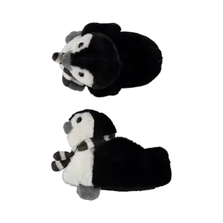 Apollo Dieren Pantoffels Pinguin - Kinderen - Zwart - Kindersloffen - Maat 33-34