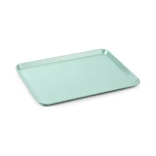 Plasticforte Dienblad/serveerblad - Kunststof - 35 X 24 Cm - Mintgroen - Kopjes En Glazen Tray - Keuken