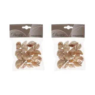 Decoris Decoratie Schelpen/schelpjes Zeeslak/strombus Canarium 3/4 Cm - Maritiem/strand Thema Woondecoratie