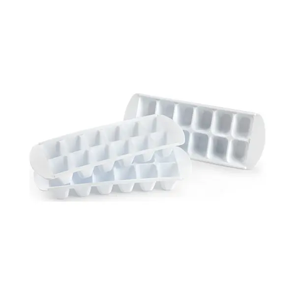 Plasticforte Ijsblokjesvorm - 6x Stuks - Wit - 29 X 11 Cm - Ijsklontjes Maken - Mal thumbnail