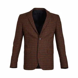 Suitable Prestige Colbert Tollegno Wol Blend Ruit - Maat 48 - Heren Blazer