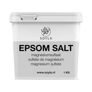 Soyla - Epsom Zout - 1 Kg - Badzout - Epsom Salt - Magnesiumsulfaat