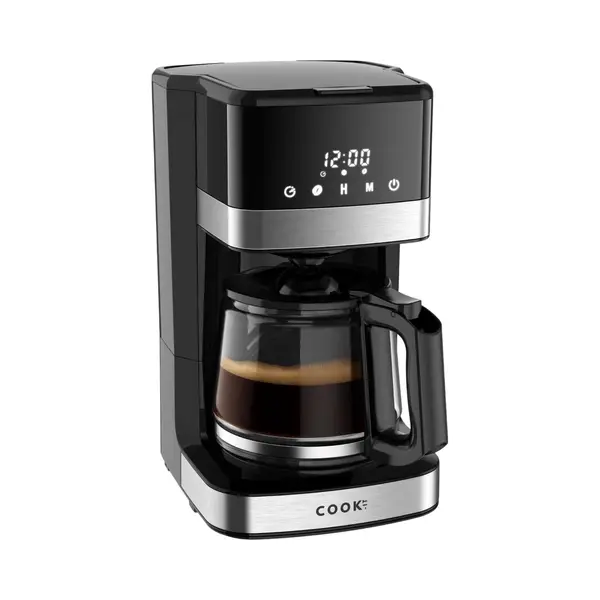 Media Evolution Koffiezetapparaat Filterkoffie - Coffee Machine - Touch Display - Instelbare Sterkte - Warmhoudfunctie - Anti-Drup - Zwart/Rvs - Cook-It thumbnail