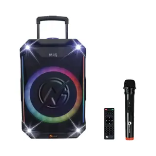 N-Gear Black The Flash 1240 Bluetooth Speaker With Microphone