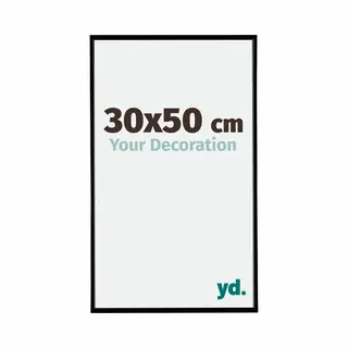 Your Decoration Fotokader 30x50 Cm - Zwart Mat - Kunststof - Evry