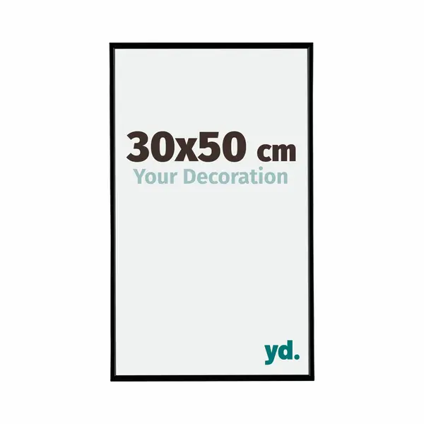 Your Decoration Fotokader 30x50 Cm - Zwart Mat - Kunststof - Evry thumbnail